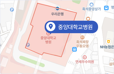 중앙대학교병원 지도 이미지